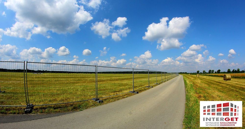 Wynajem Sprzedaż Montaż Ogrodzenia tymczasowe - budowlane Plac budowy