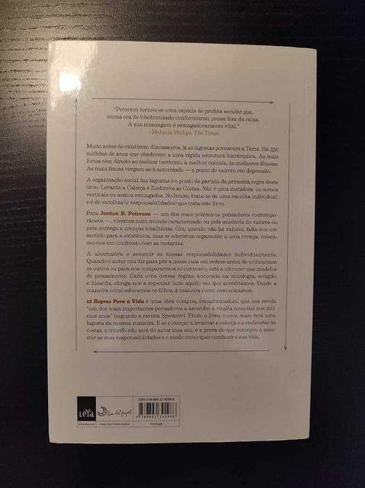 (Env. Incluído) 12 Regras para a Vida de Jordan B. Peterson