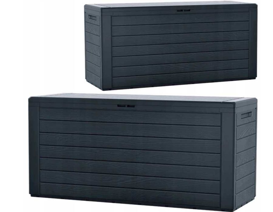 Skrzynia Ogrodowa Schowek Balkonowy 280lAntracyt - Organizer Na Balkon