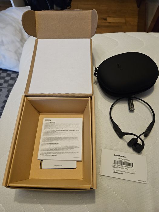 Słuchawki do biegania Shokz Openrun pro 2 czarne NOWe