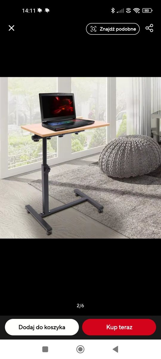 Stolik laptop komputer idealny do pracy
