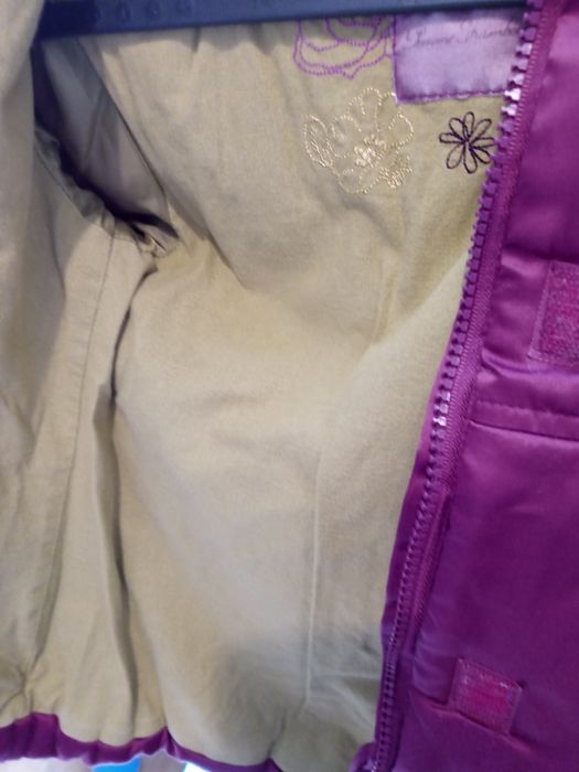 Kurtka zimowa  bordowa