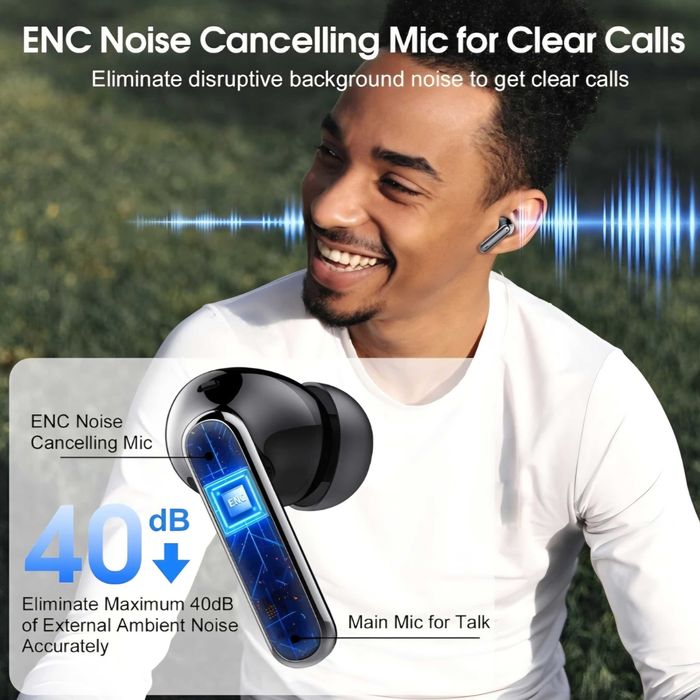 Słuchawki bezprzewodowe douszne Csasan J90 Pro czarne