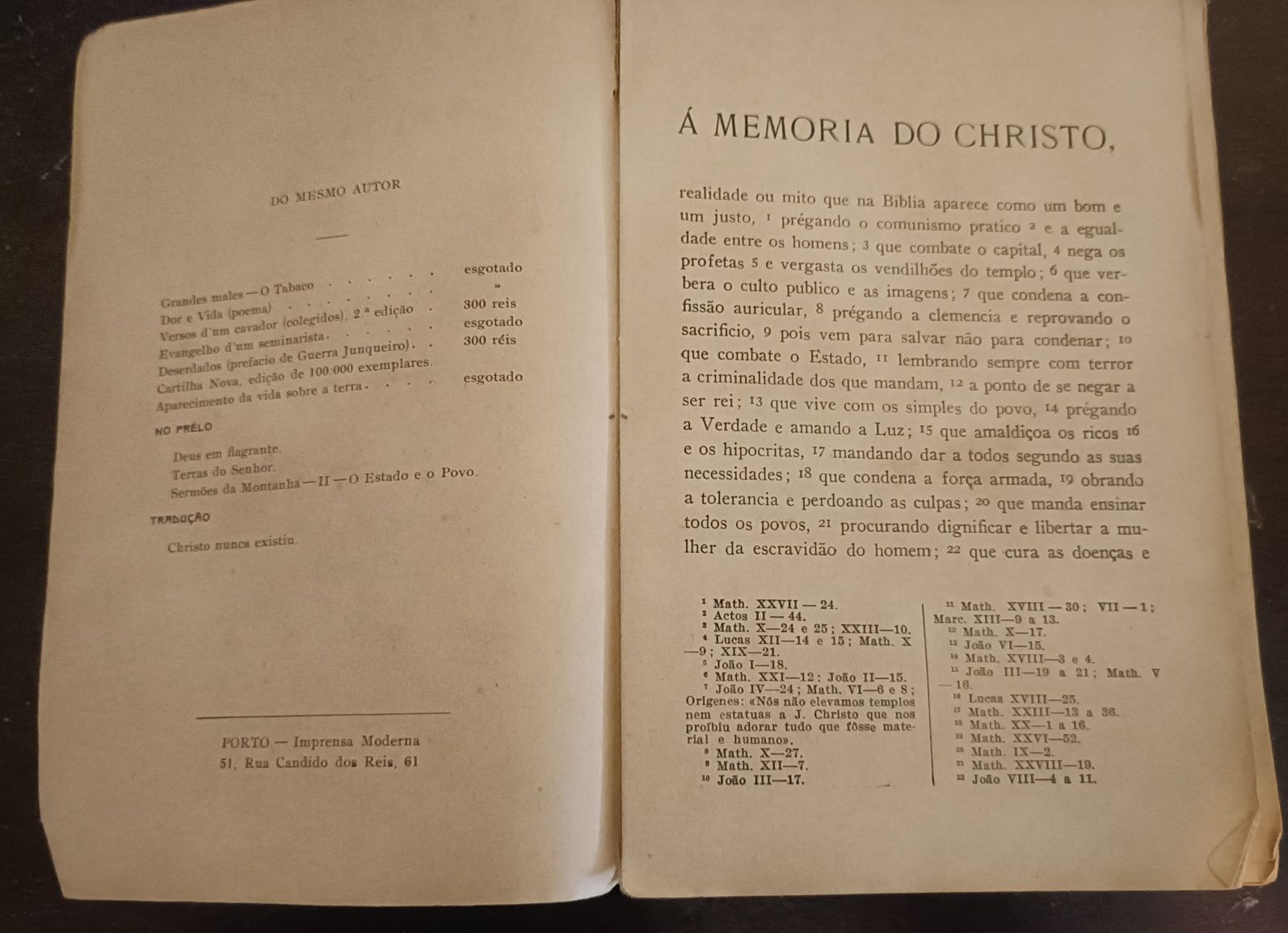 Livro raridade "Sermões da Montanha"