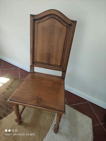 Cadeiras madeira carvalho