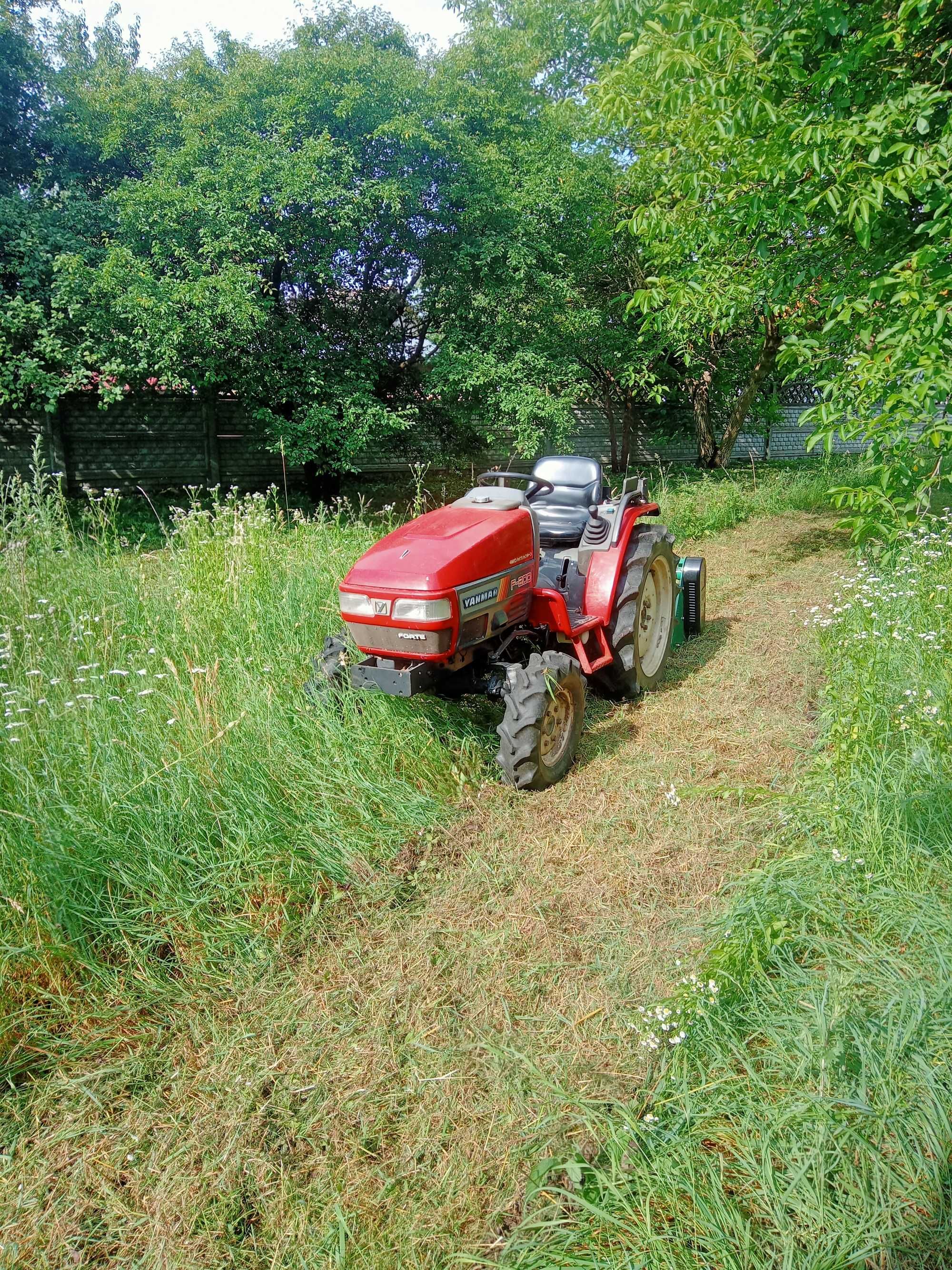 Porządkowanie działek, koszenie, wycinka, rębak do gałęzi.