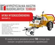 Myjka wysokociśnieniowa, mechaniczna. Odkurzacz, piaskarka, ozonator.