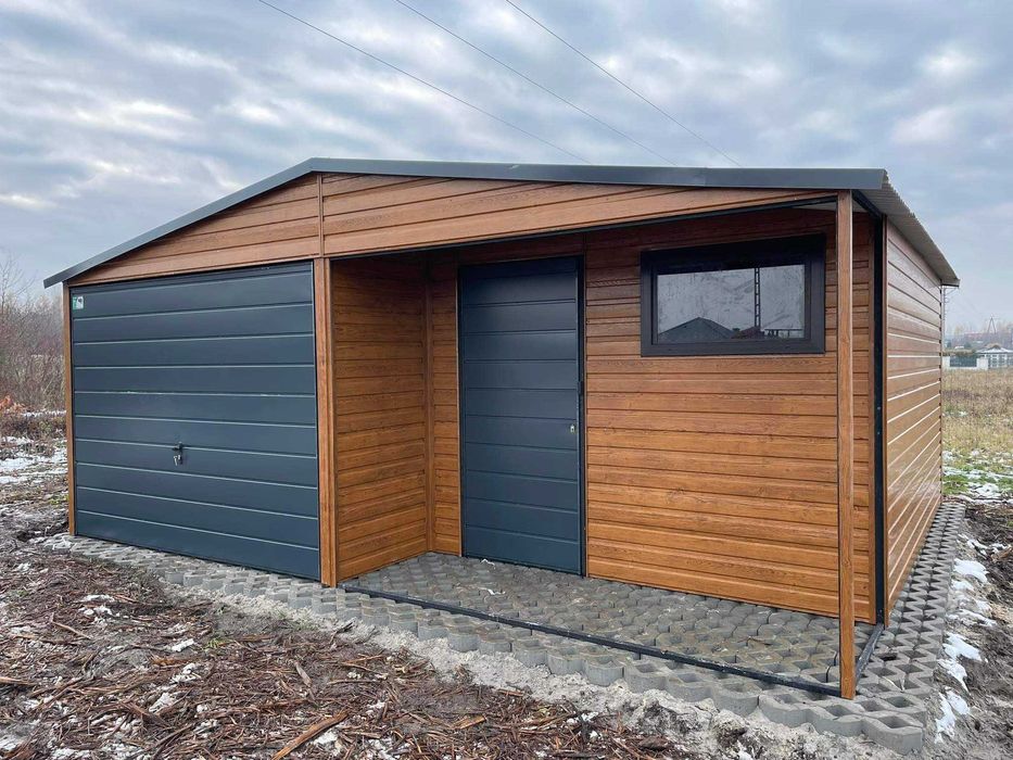 Garaż blaszany, WNĘKA. WZMOCNIONY PROFILAMI. Producent. Cała Polska