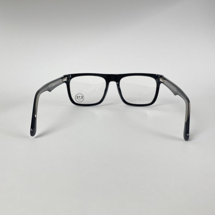 Okulary oprawki ETE unisex - czarne, acetat, klasyczne