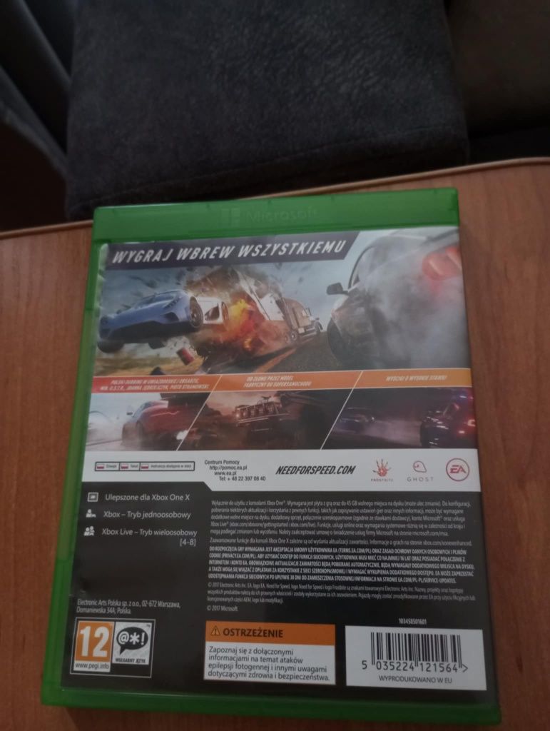 Need for speed Payback Xbox one s/x