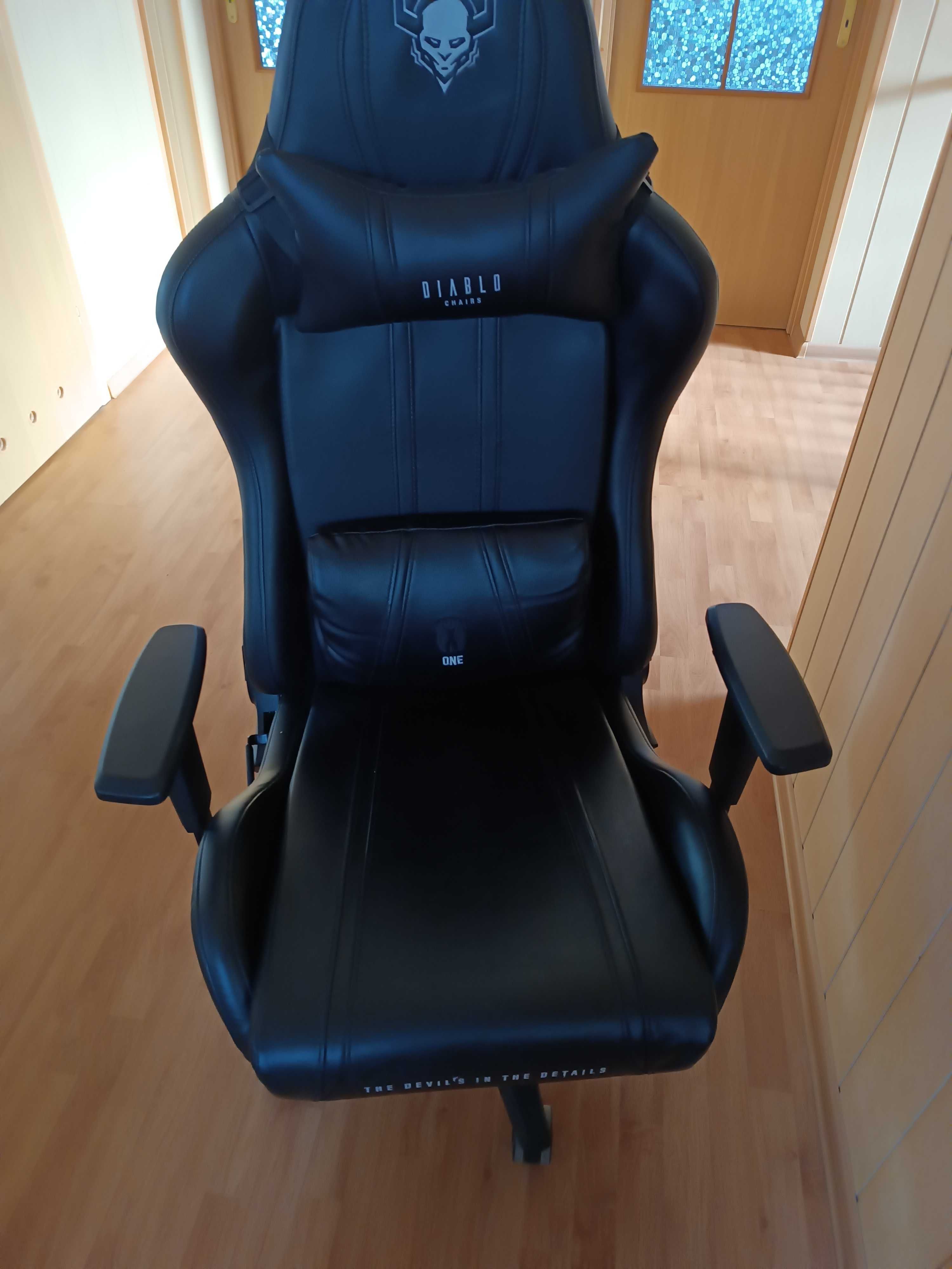 Fotel gamingowy diablo chair x-one 2.0 king size XL Czarno-czarny