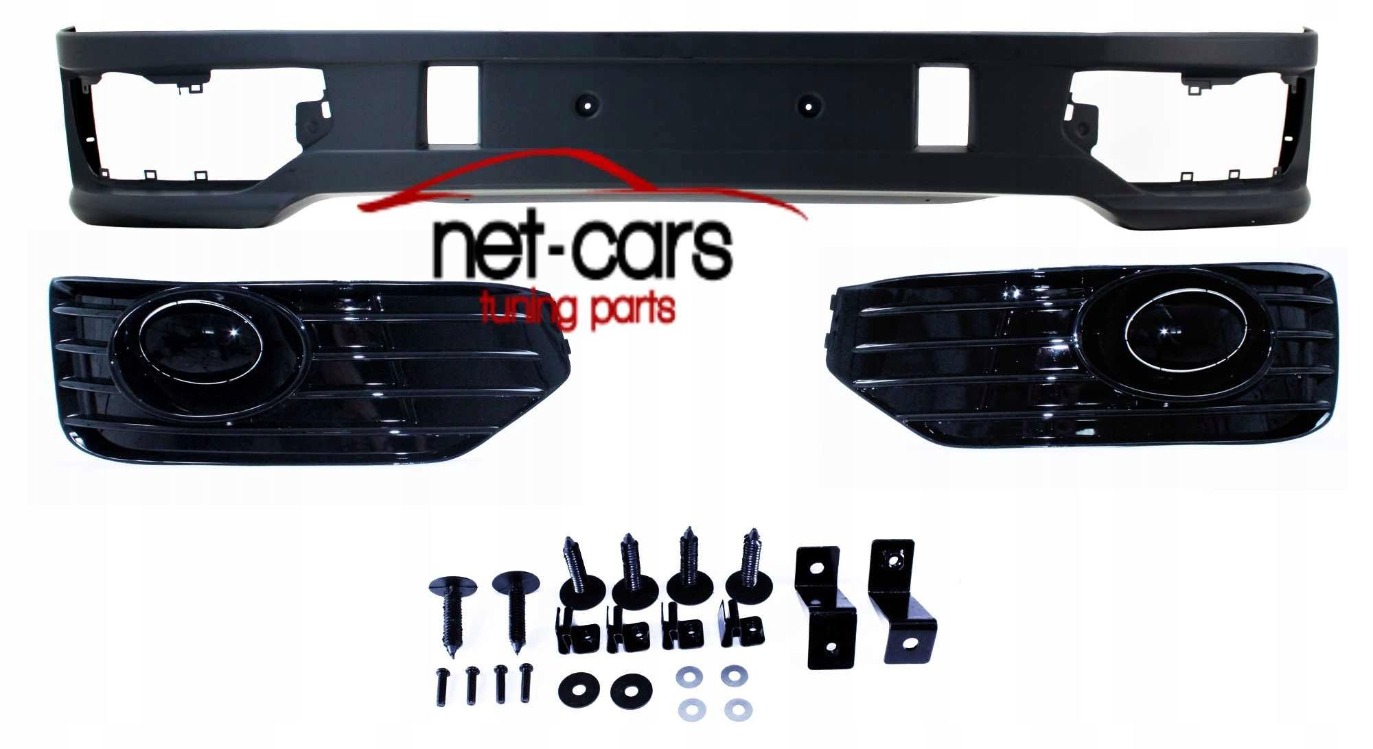 Spoiler dokładka zderzaka przód VW T5 GP 09-15 GTI R Line czarny
