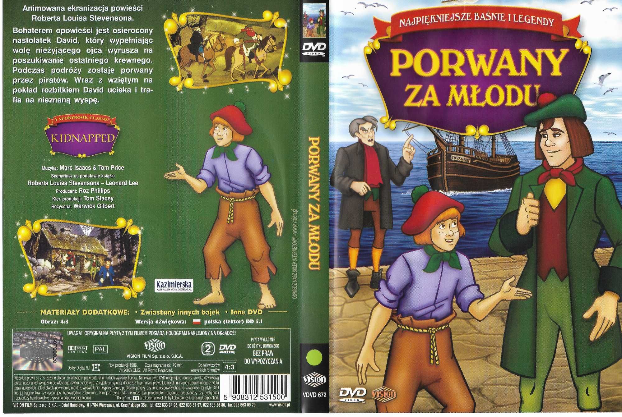 Film DVD Porwany za młodu