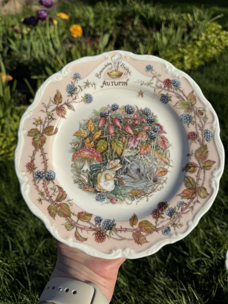 Royal Doulton Brambly Hedge Autumn колекційна тарілочка