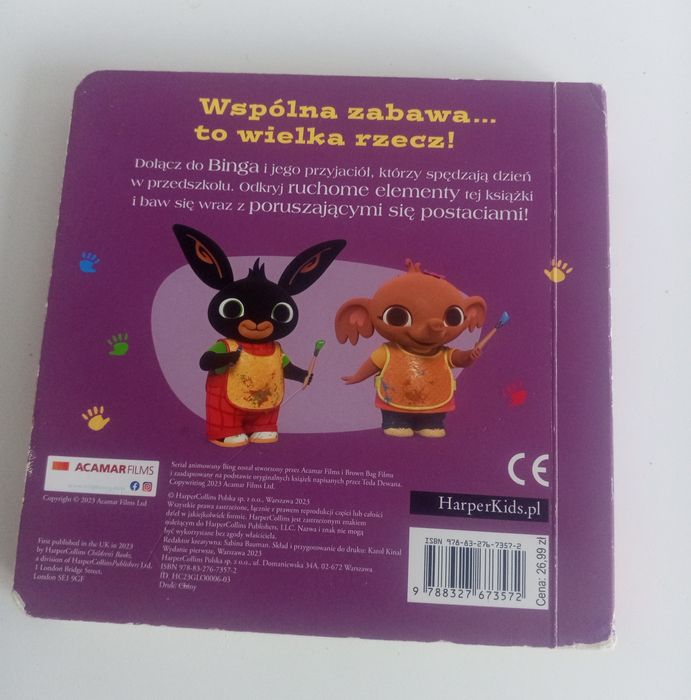Książeczka z otwieranymi okienkami Bing