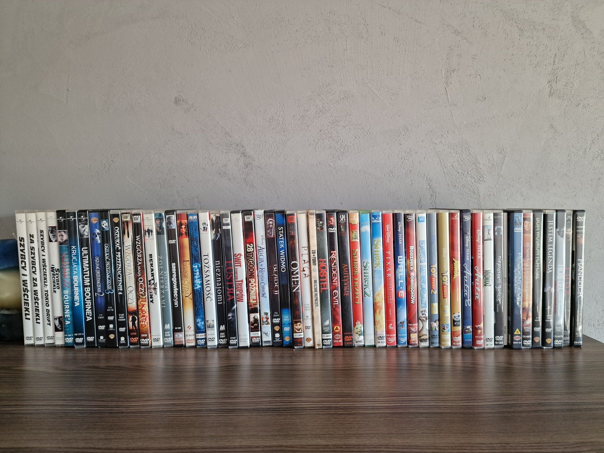 Kolekcja filmów Blu-ray i dvd