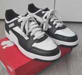 Puma Rebound Joy Low 44 biało-czarne, jak nowe