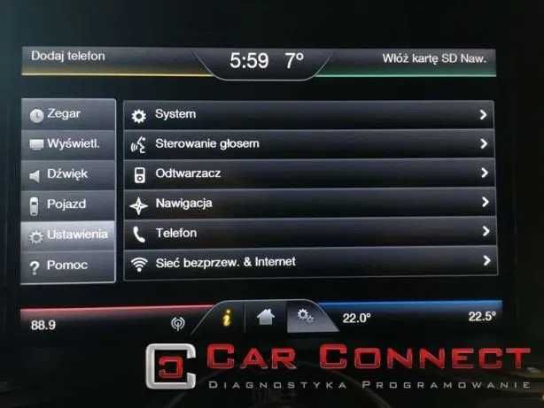 FORD język polski menu nawi Warszawa NX FX Sync2 Sync3 także z USA