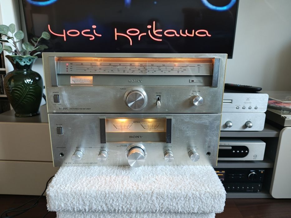 Zestaw stereo Sony wzmacniacz TA-212 Sony tuner  Sony ST-212L
