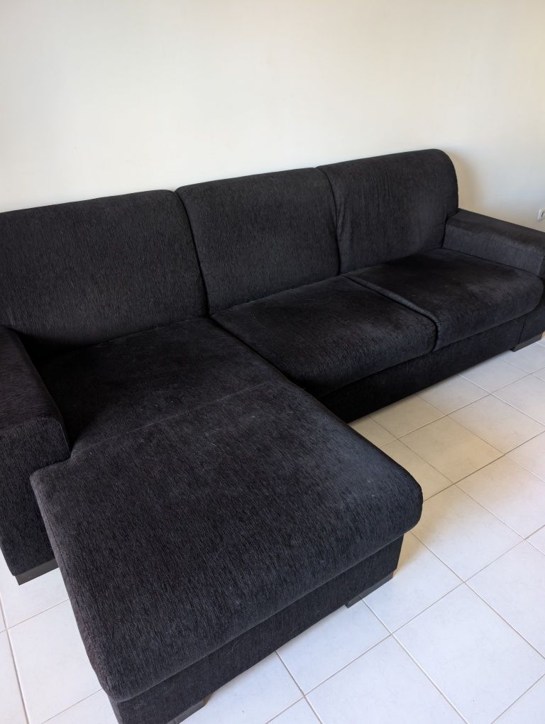 Sofá 2 lugares + Chaise Longue