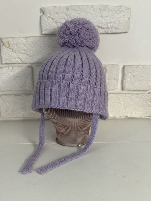 Зимова шапка zara на дівчинку 9-12міс і 1-2роки