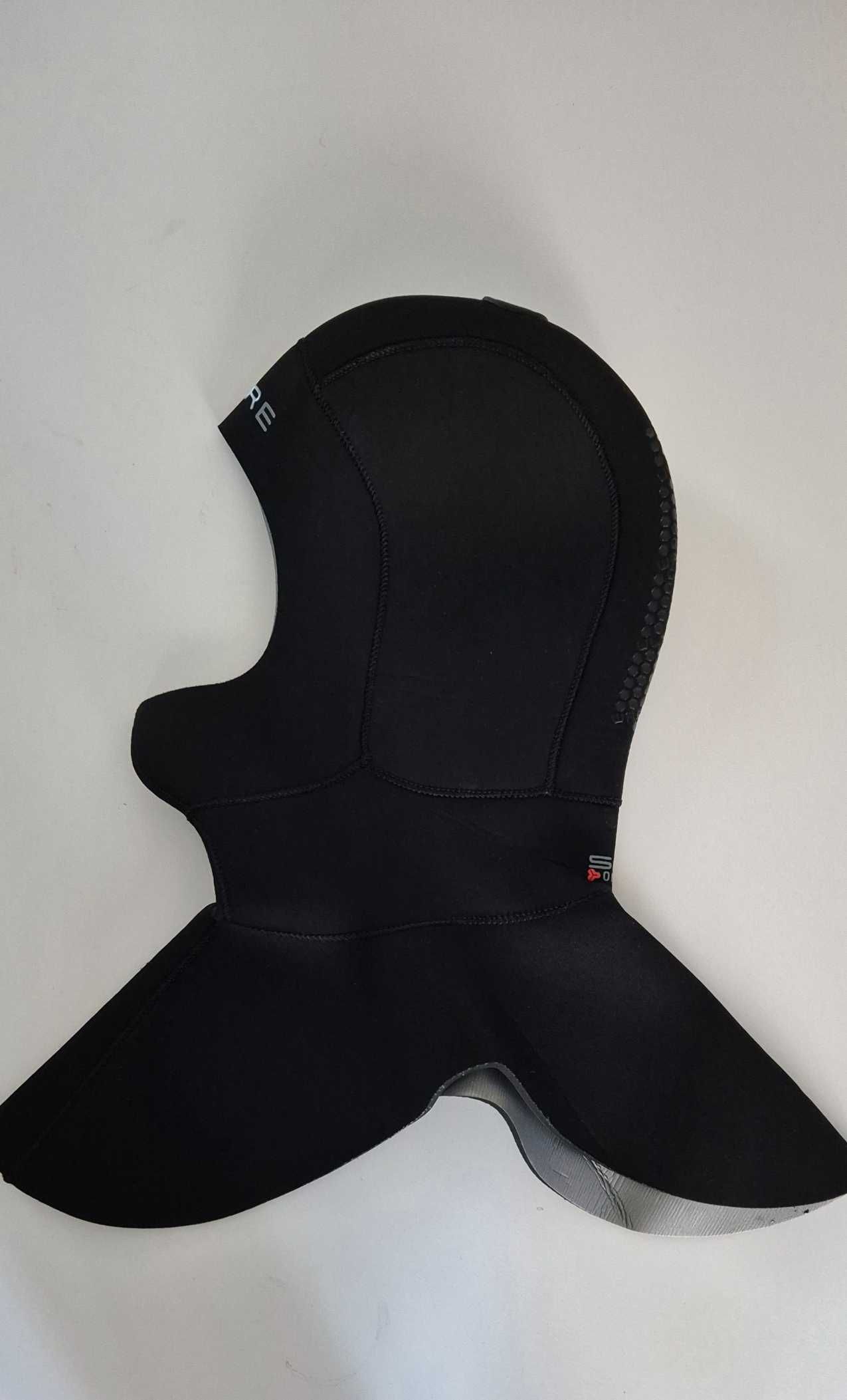 Kaptur nurkowy z kołnierzem BARE ULTRAWARMTH 5 mm, Rozmiar: L/G