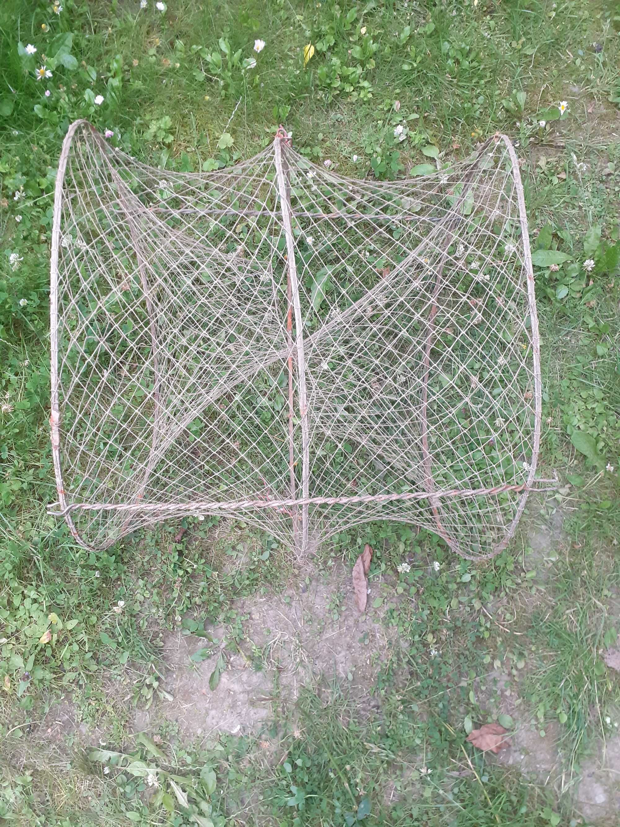 siatka do połowu ryb, retro, ozdoba, prl