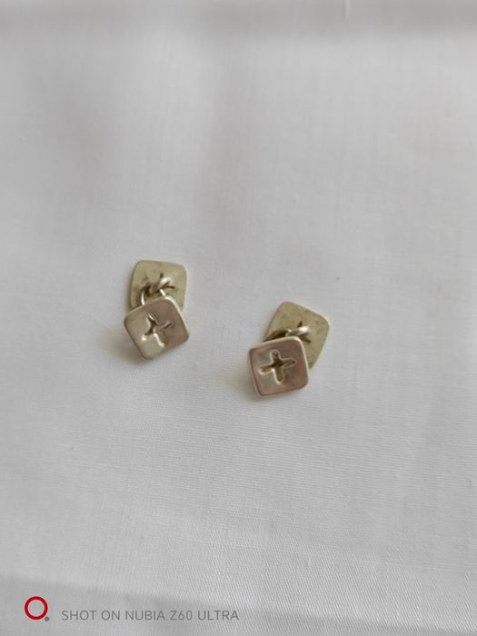 Spinki do mankietów metalowe