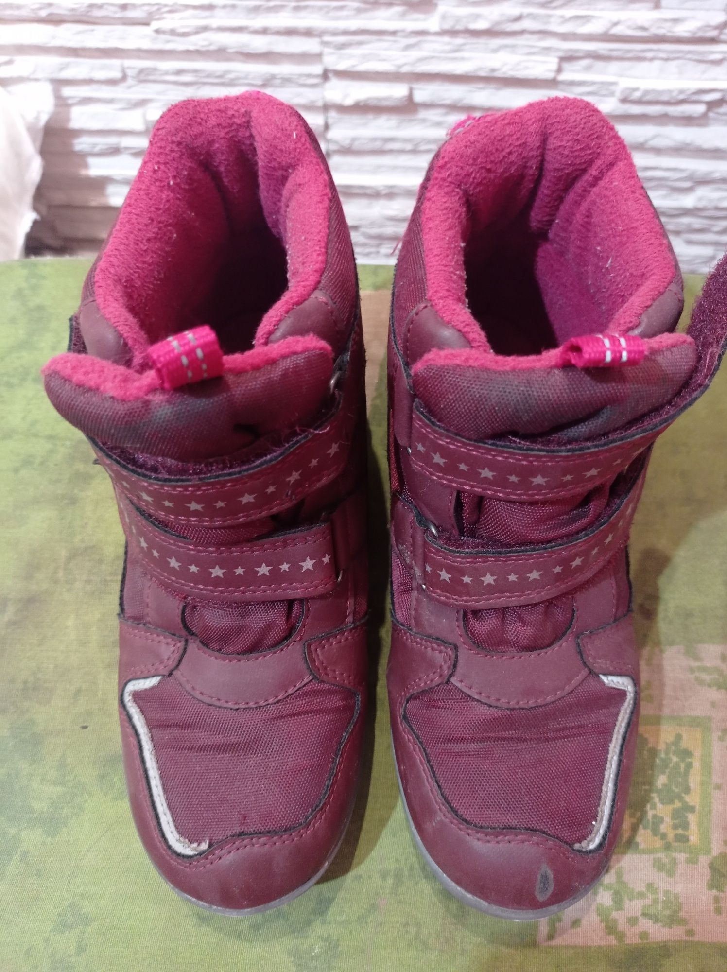Buty zimowe kozaki śniegowce Tchibo 32 33 dziewczece
