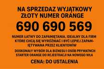 złoty numer Orange 690.690.569