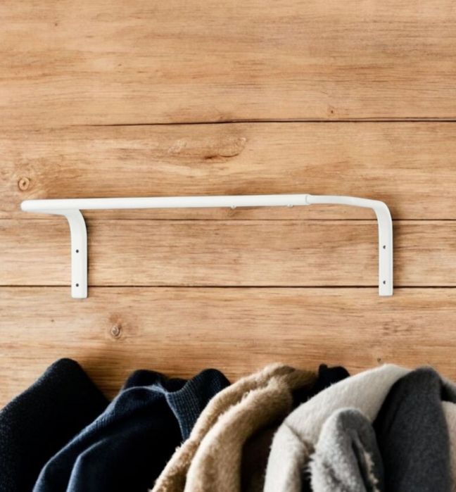 Wieszak na ubrania metalowy regulowany 60-90 Ikea