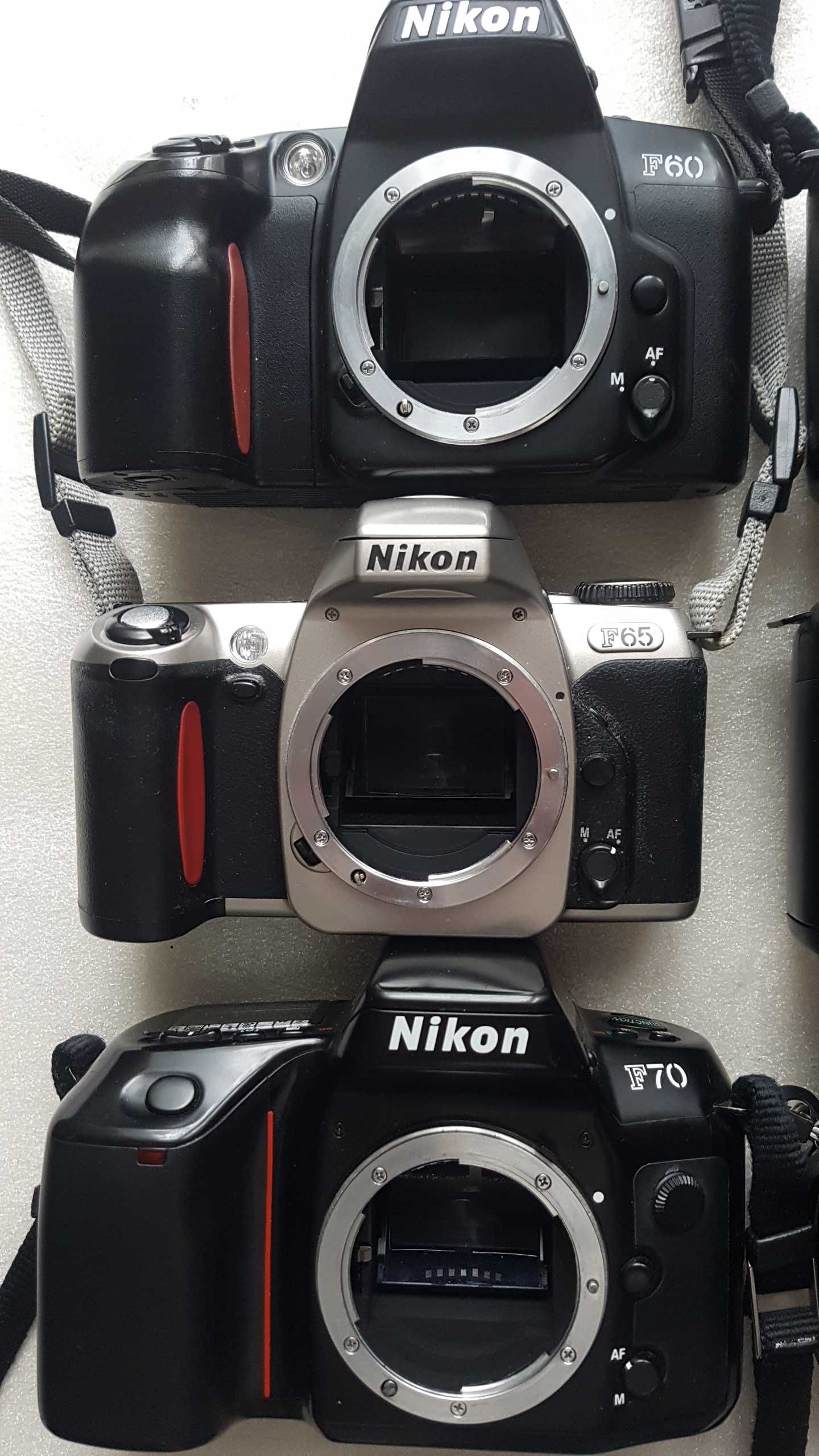 Плівкові фотоапарат Canon і Nikon