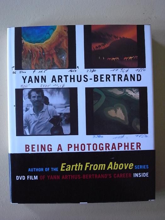 yann arthus bertrand being a photographer livro fotografia + dvd