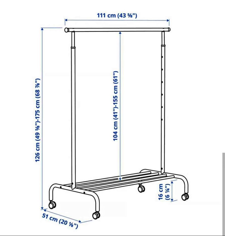 Porta cabides Charriot