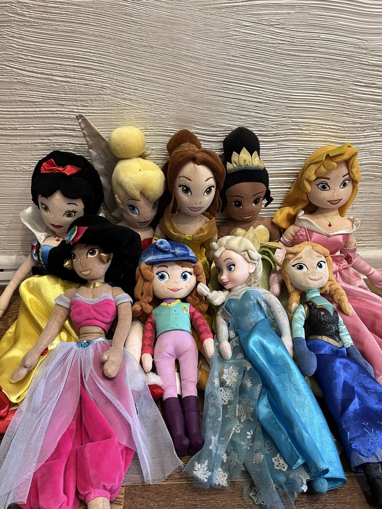 Принцеси Disney Діснея мягка лялька