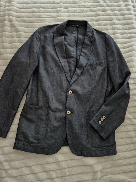 Męska marynarka Nils Sundström kieszenie modern fit