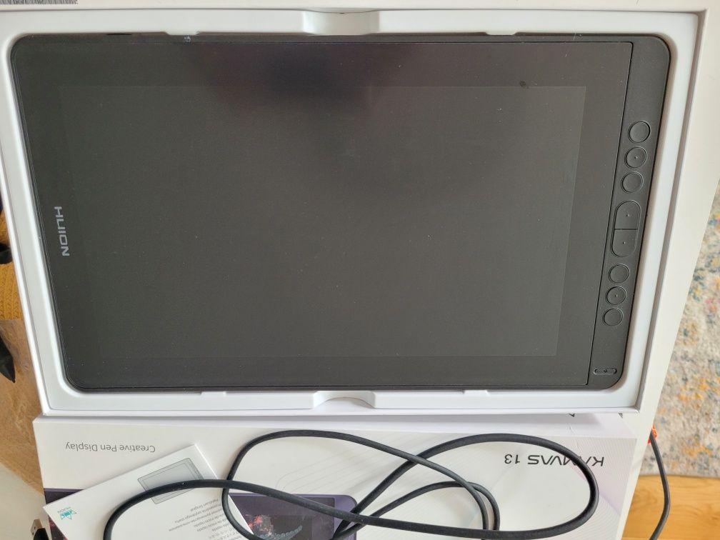 Tablet graficzny Huion Kamwas 13- Stan bardzo dobry, na gwarancji!