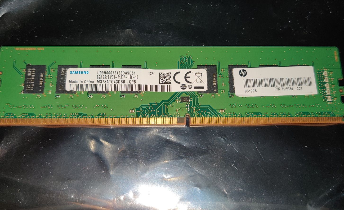 Оперативна пам'ять  DDR4 8GB SAMSUNG (M378A1G43DB0-CPB) 2133 MHz