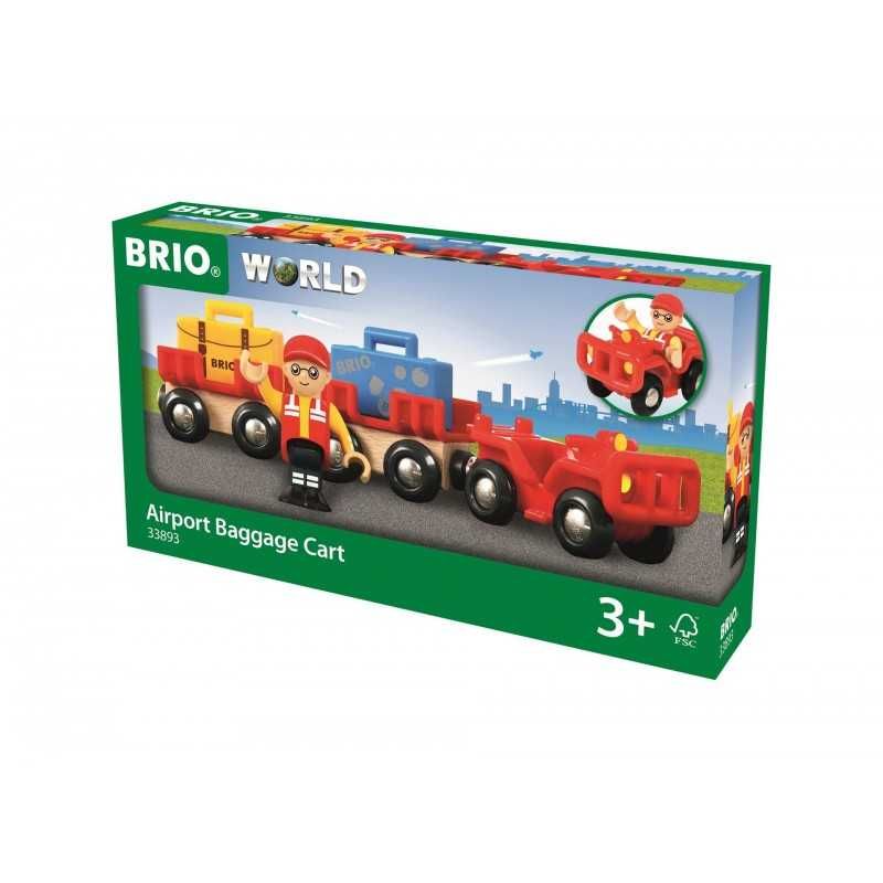 BRIO 33893 Wózek z bagażami - Lotnisko-babyland lodz