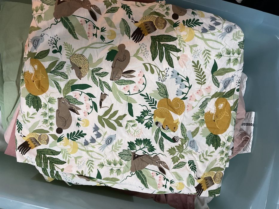 Berço faia Sniglar Ikea oferta colchão almofada e protectores