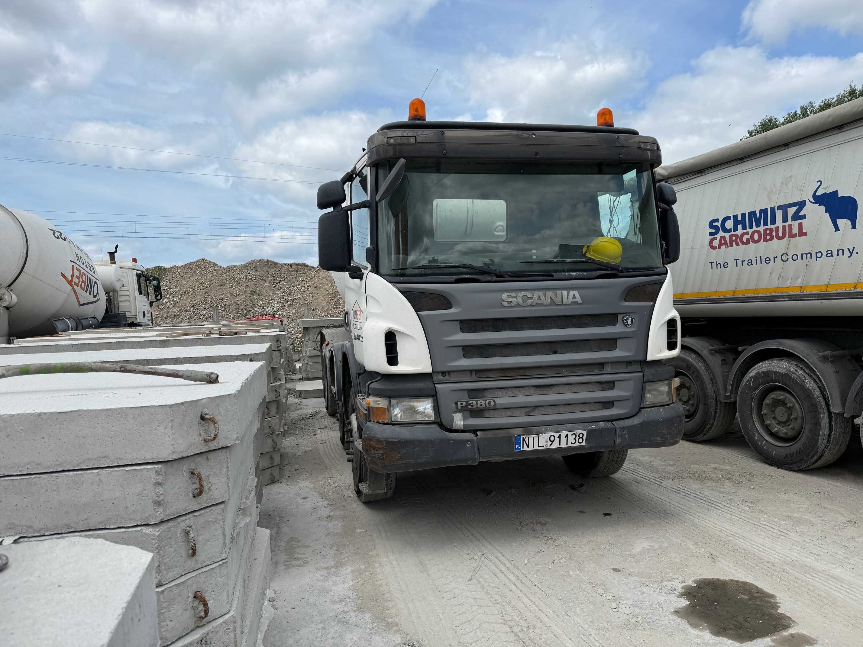 betonomieszarka, gruszka Scania P380
