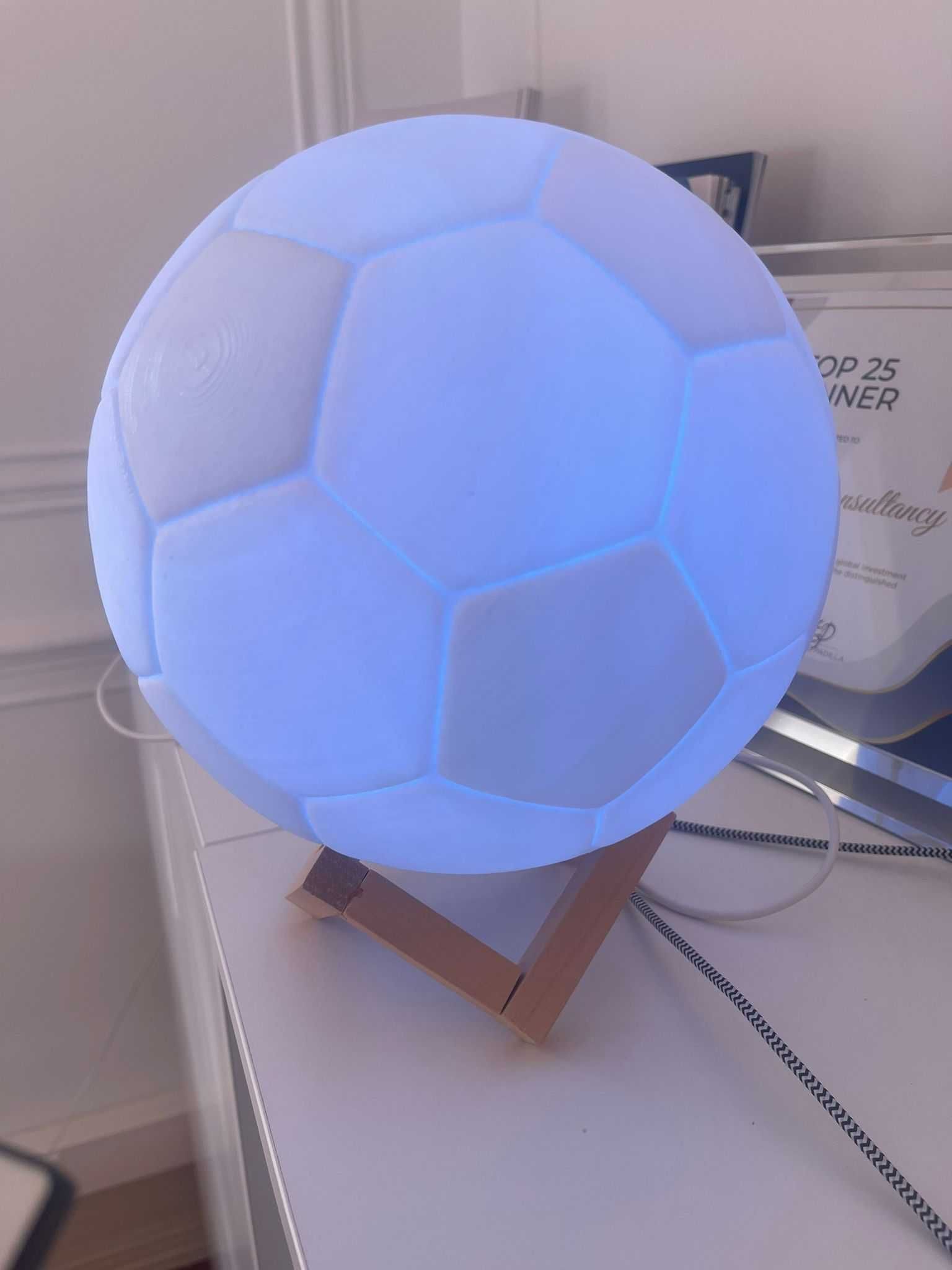 Canderio RGB LED Bola de Futebol