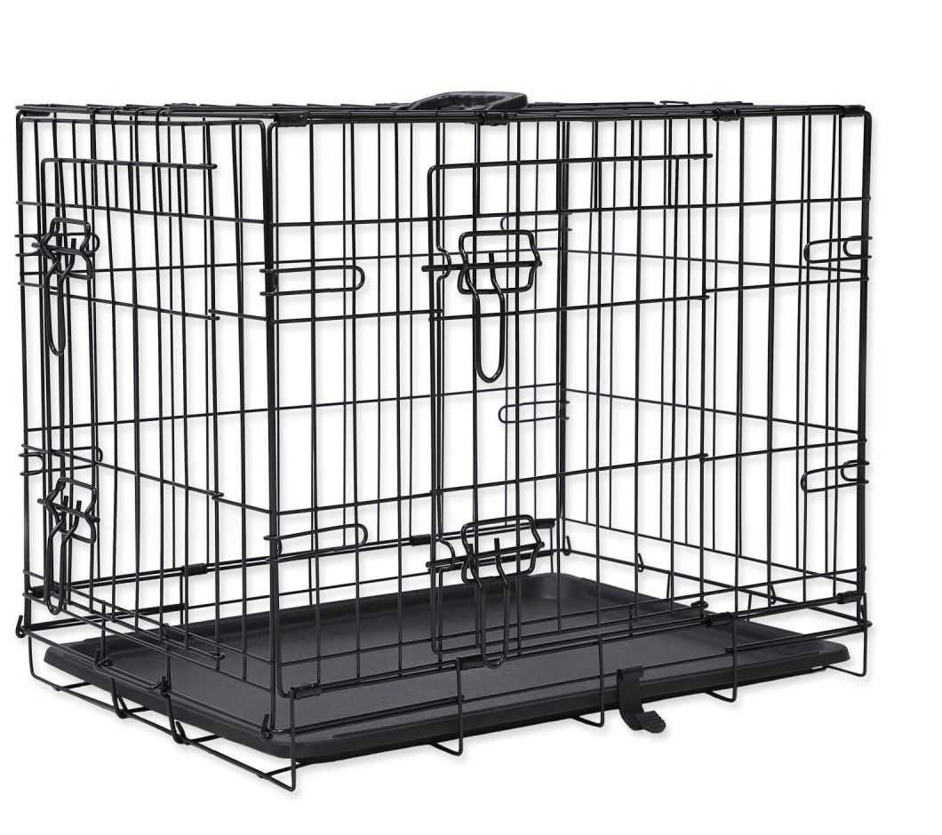 Metalowa Klatka Kennelowa 2-drzwiowa dla Psa rozm. S 61X43X49cm