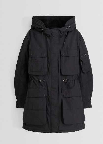 Парка  зимова тепла куртка Bershka Бершка р. С більшомірить