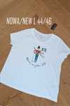 Nowy T-shirt koszulka dla mamy L/XL 44/46 mama na pełen etat