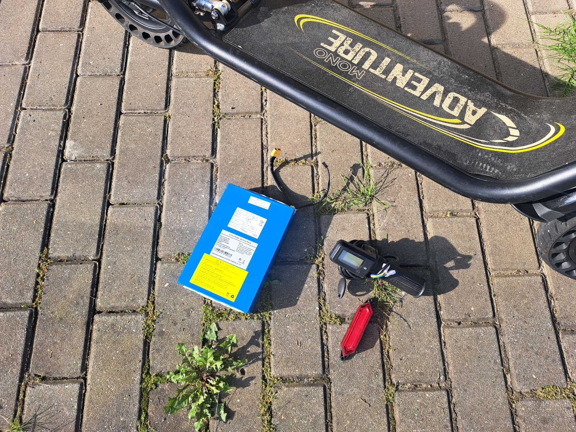 Hulajnoga elektryczna i-Bike Mono Adventure uszkodzony aku