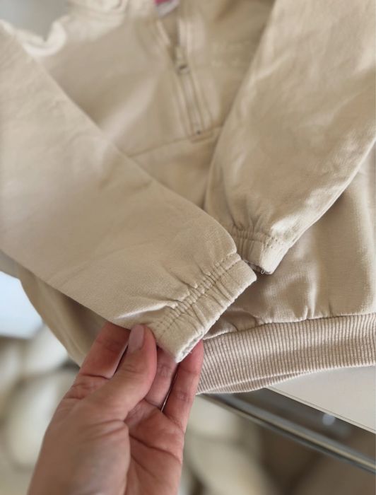 Бежевий костюм на флісі для дівчинки 2-3 років