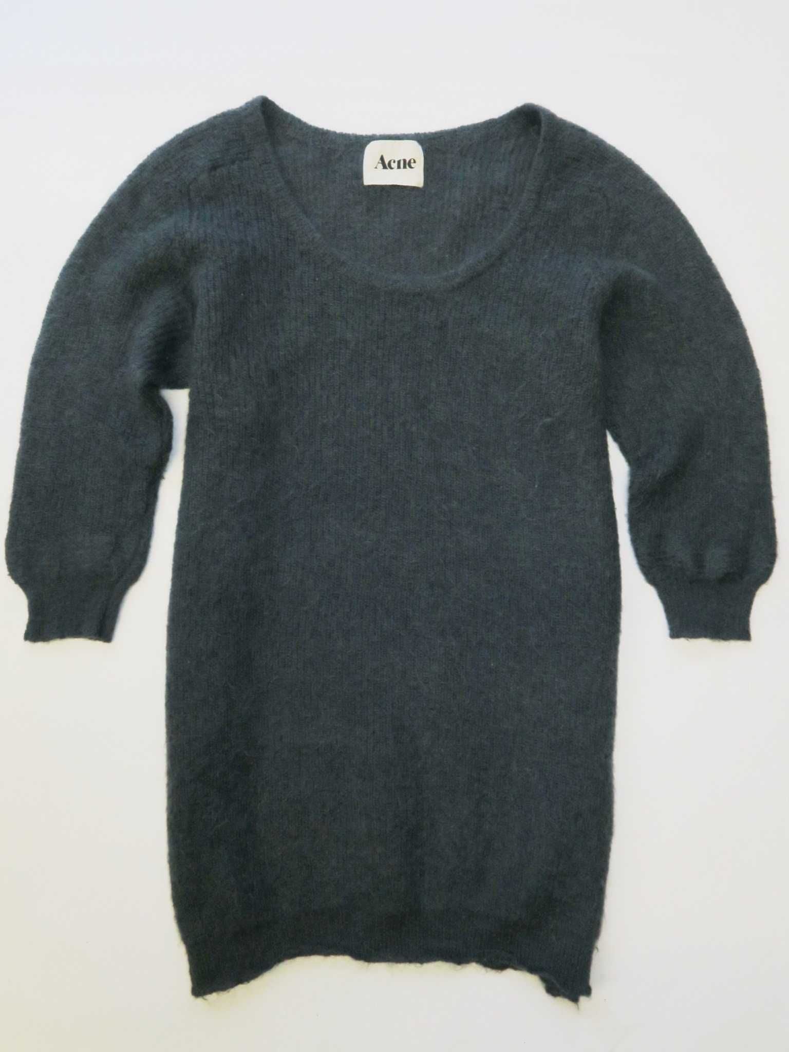 Acne Studios sweter moherowy z wełną długi damski M