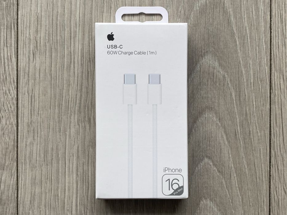 Nowy Oryginalny Kabel Apple Iphone 16 PRO Nylonowy 1m 60W Okazja