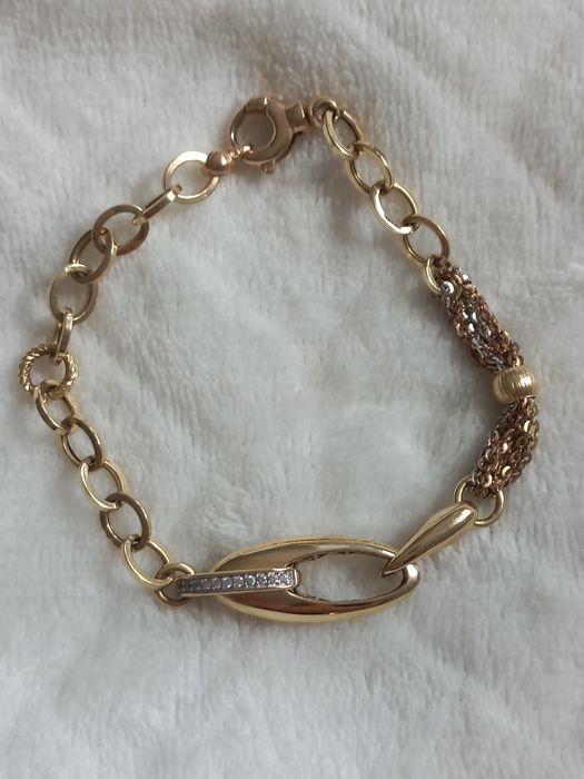 Bransoletka złota 585/9,76g